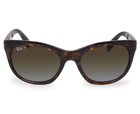 ray-ban women's cat eye rb4216 polarised sunglasses - tortoise/brown|Rb4216 Sunglasses in Light Havana and Brown .